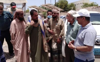 مدير عام مديرية  خنفر “اليوسفي”  يلتقي وكيل وزارة الزراعة ويناقش معه المشاريع التي تنفذها الوزارة في المديرية