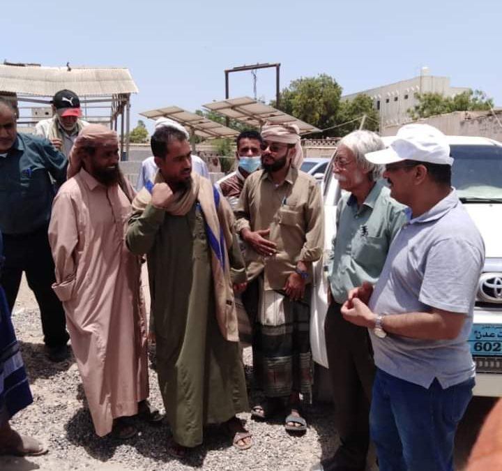 مدير عام مديرية  خنفر “اليوسفي”  يلتقي وكيل وزارة الزراعة ويناقش معه المشاريع التي تنفذها الوزارة في المديرية