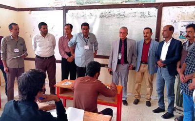 محافظ محافظة شبوة يدشن أختبارات شهادة  الثانوية العامة للعام الدراسي 2021-2022