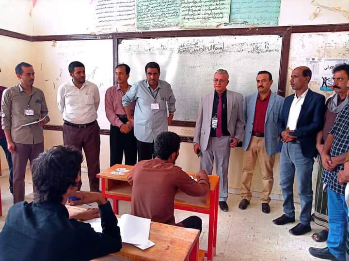 محافظ محافظة شبوة يدشن أختبارات شهادة  الثانوية العامة للعام الدراسي 2021-2022
