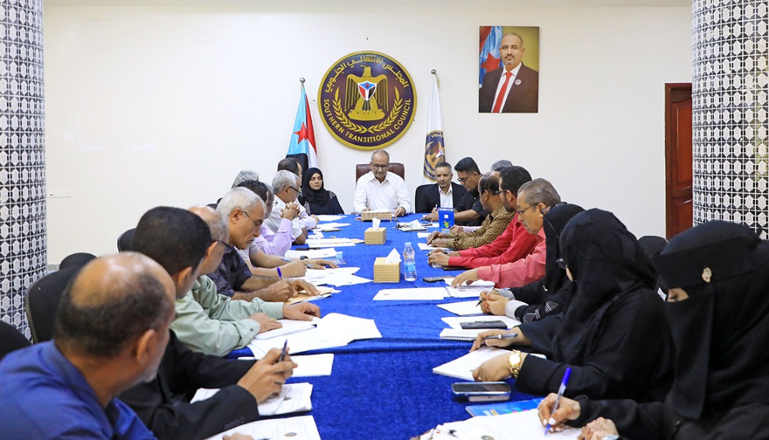 الأمانة العامة تناقش تحضيرات فعالية الذكرى الخامسة لمناسبتي إعلان عدن التاريخي وتأسيس المجلس الانتقالي الجنوبي
