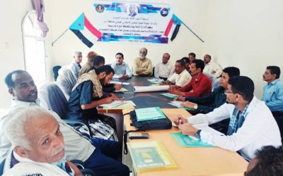 الإدارة الاعلامية بانتقالي ابين تنظم دورة تدريبية لمدراء الادارات الإعلامية في المديريات في مجال إعداد الخطط والتقارير