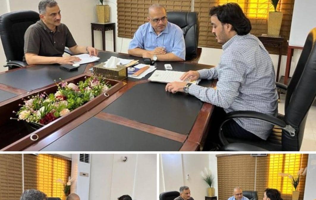 برئاسة الدكتور باذيب..  اللجنة الوزارية تناقش الخطوات الاجرائية لاستئناف العمل في مشروع الخط البحري الجديد