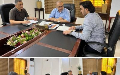 برئاسة الدكتور باذيب..  اللجنة الوزارية تناقش الخطوات الاجرائية لاستئناف العمل في مشروع الخط البحري الجديد