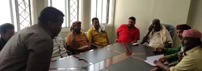 الإتحاد السمكي الجنوبي وقيادة فرع الاتحاد بشبوة يناقشان جملة من القضايا العالقة بسواحل المحافظة