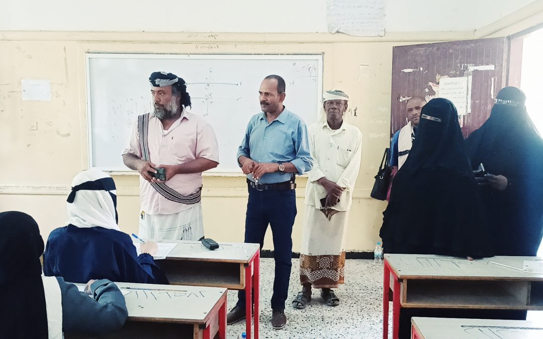 قيادة أنتقالي زنجبار تزور مدارس المديرية وتطلع على عملية سير امتحانات الثانويه العامه