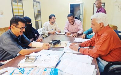 الفريق القانوني بانتقالي ابين يواصل نزولاته الميدانية إلى المؤسسة العامة للكهرباء بالمحافظة ومستشفى الرازي