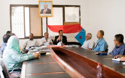 الدائرة التنظيمية تطلع على نشاط منسقية المجلس الانتقالي الجنوبي في جامعة عدن