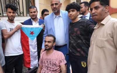 الرئيس القائد عيدروس الزُبيدي يزور جرحى القوات المسلحة الجنوبية في مشافي القاهرة