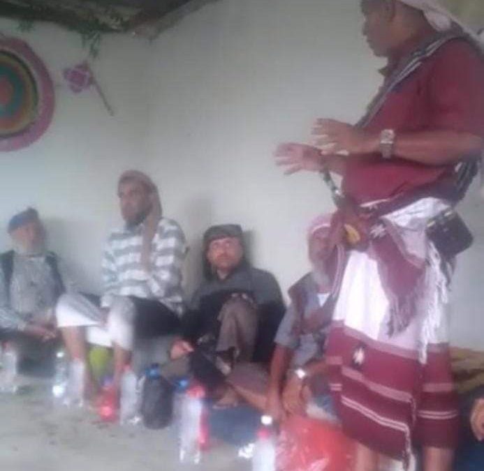 صلح قبلي بين قبيلة آل فطحان وقبيلة آل يزيد يافع في مديرية خنفر