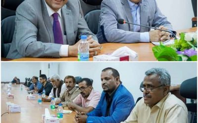 محافظ شبوة يستقبل رئيس واعضاء قيادات انتقالي شبوة
