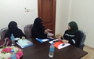 رئيسة المجلس التنسيقي الأعلى تلتقي فريق مؤسسة لمسة للتنمية بابين.