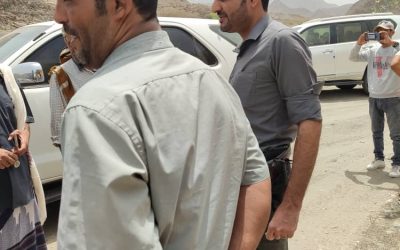 بحضور مدير عام وأمين عام حبيل الجبر والشيخ طلال بن غازي  .. اليوم  تسليم المقاول مشروع مياه العسكرية