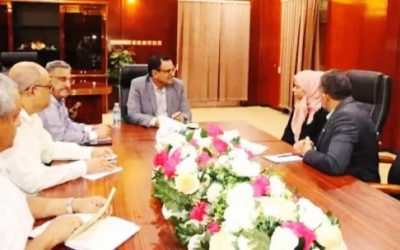 السقطري يبحث سبل تعزيز التعاون مع الصليب الأحمر