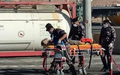 أكثر من 260 قتيل ومصاب في تسريب غاز سام بميناء العقبة