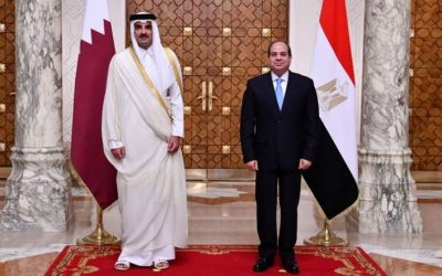 أمير قطر “يغرد “حول زيارته لمصر