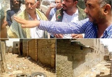 المؤسسة المحلية للمياه والصرف الصحي بمحافظة أبين تدشن العمل لتاهيل الجلالي بمدينة جعار