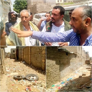 المؤسسة المحلية للمياه والصرف الصحي بمحافظة أبين تدشن العمل لتاهيل الجلالي بمدينة جعار