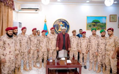 لليوم الرابع.. الرئيس الزُبيدي يستقبل جموع المهنئين بعيد الأضحى المبارك