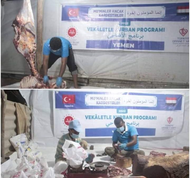 مؤسسة بلقيس للنماء والتطوير تختتم توزيع أضاحي العيد بمديرية خنفر محافظة أبين