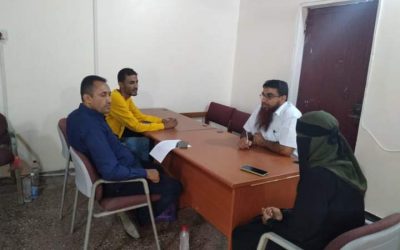 مدير عام صحة أبين يناقش تدخلات منظمة أطباء طواقم العالم بخنفر وزنجبار