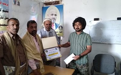 برعاية الرئيس عيدروس الزبيدي.. إدارة الشهداء والجرحى بانتقالي لودر تكرم عددا من أسر الشهداء في المديرية