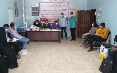 بحضور مدير مكتب الصحة بالمحافظة مكتب الصحة بالازارق   ينفذ برنامج تدريب المتطوعات للتوعية حول كوفيد – 19