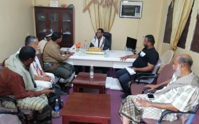 مدير عام خنفر “اليوسفي” يلتقي بمندوب مؤسسة البديل للتنمية