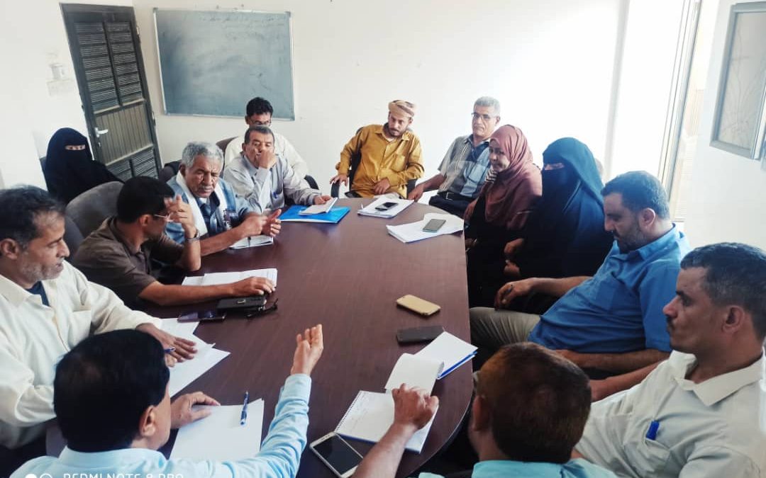 انتقالي أبين يقف أمام مشروع التقرير العام والمالي ومشروع القرارات والتوصيات اللذان سيقدمان إلى دورة القيادة المحلية القادمة
