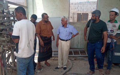 مكيش يتفقد العمل في مشروع كهرباء منطقة الكود