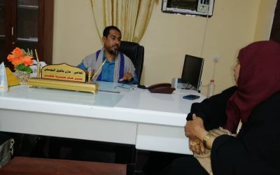 مدير عام خنفر “اليوسفي” يلتقي الدكتورة آمنه  الشهابي رئيسة فريق حملة مابك سخى   للتنسيق  بإقامة ندوة توعوية عن خطر المخدرات