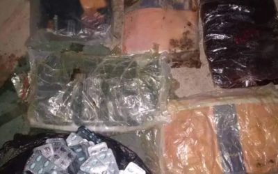 نقطة عسكرية بحضرموت تضبط كمية من المخدرات