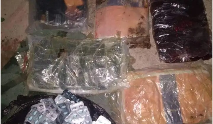 نقطة عسكرية بحضرموت تضبط كمية من المخدرات