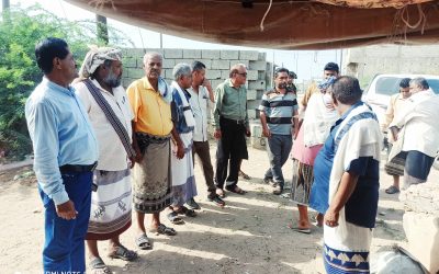 قيادة انتقالي أبين تؤدي واجب العزاء لأسرة منصور دوعن