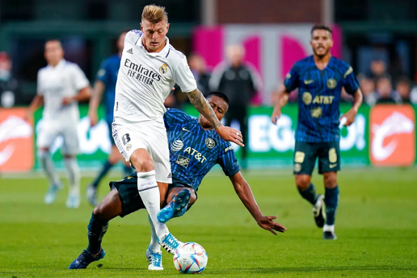 التعادل الإيجابي يحسم مواجهة ريال مدريد وكلوب أمريكا وديًا