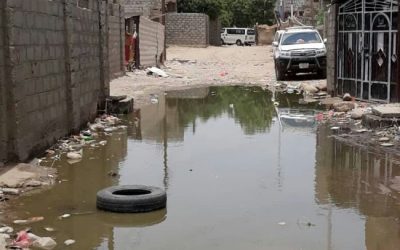 أهالي حي التعويضات والارشاد في مدينة جعار يشكرون