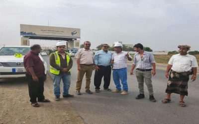 صندوق صيانة الطرق يُسلم الجهات المنفذة  مشروع صيانة طرقات أبين