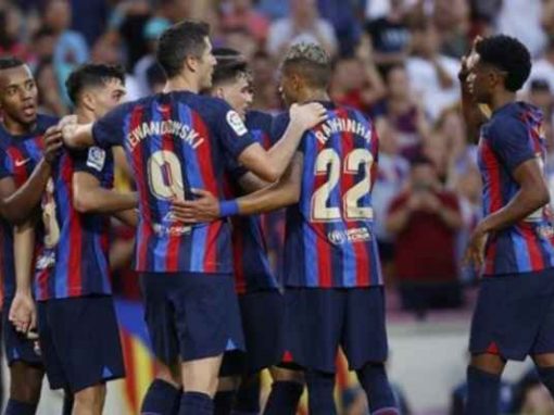 الليغا: رباعية برشلونة امام بلد الوليد تضعه في مركز الوصافة مؤقتا