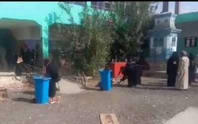 مركز باتيس النسوي الانتقالي ينفذ حملة نظافة لثانوية باتيس ومدرسة السد