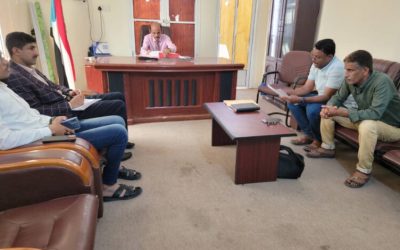 فريق الدائرة الإعلامية يطلع على عمل إدارة إعلام الهيئة التنفيذية المساعدة بوادي وصحراء حضرموت
