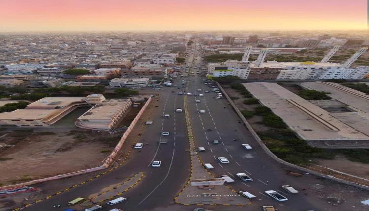 صور جوية لشارع القطيبي بعد إعادة تأهيله
