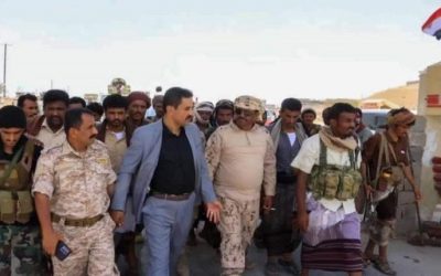 برفقة رئيس انتقالي شبوة أول ظهور لمدير أمن شبوة الجديد عقب دحر التمرد