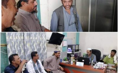 مدير عام مديرية خنفر “اليوسفي” يزور إدارة أفران عدن الخيرية فرع أبين