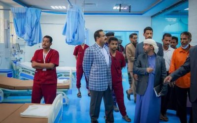 محافظ شبوة بن الوزير يزور هيئة مستشفى شبوة ويطلع على مستوى الأضرار والخسائر ويشدد على ضرورة تعزيز العمل بما يُساهم في تحسين الخدمات المقدمة