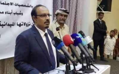 خلال لقاء موسع مع قيادة الهبة الحضرمية.. بن ماضي يعلن تأييده نشر النخبة بأنحاء المحافظة