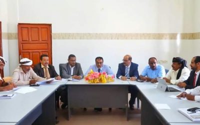 المكتب التنفيذي في محافظة  شبوة يناقش عدد من التقارير الصحية
