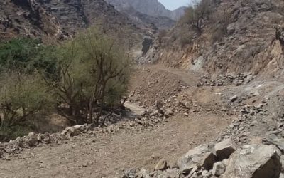 سبعة وأمين يتفقدان اليوم العمل في مقطع الركب/ أمسدارة
