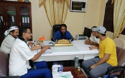 مدير عام خنفر “اليوسفي” يلتقي بمنسق مشروع الحماية للمؤسسة الطبية الميدانية FMF