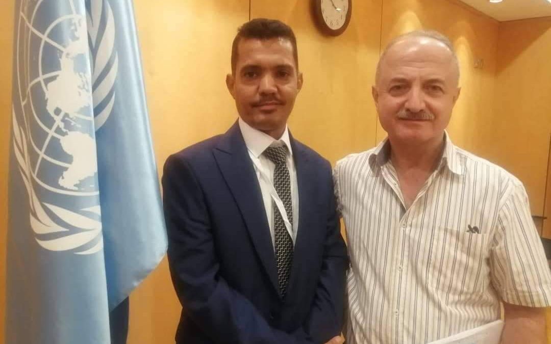 الباحث فارس أبي  صعب يقدم ورقة عمل عن إنقاذ اللغة العربية واعادة الاعتبار إلى القوميات العربية الكردية