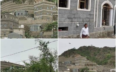 استمرار العمل بتشييد ثلاثة قصور على قلعة البيرق في رباط السنيدي بيافع رصد.